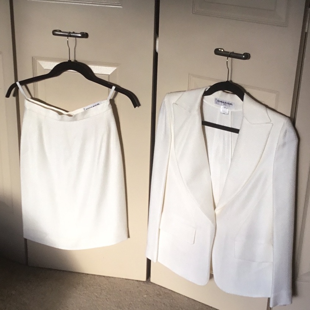 White Sonja Rykiel Dress Size 1